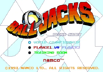 Ball Jacks (Japan, Europe) screen shot title